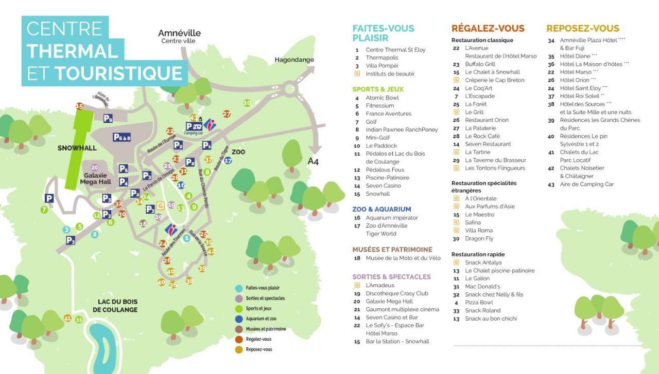 Amneville Centre Touristique Eksteriør bilde